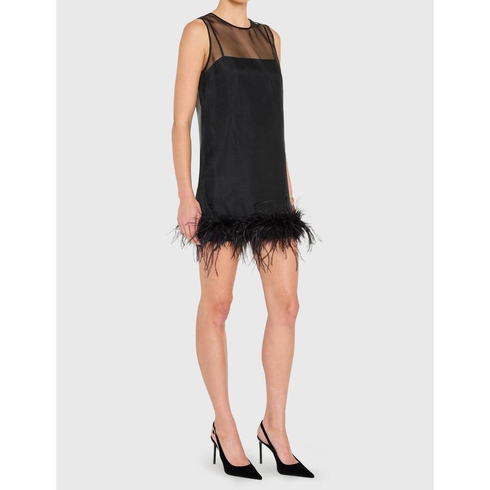 NEW AMANDA UPRICHARD minnie mini dress in black - Picture 3 of 5
